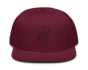 Giant Bird Snapback by Otto Cap | Ancient Elegance & Symbolic DTF Streetwear | Premium Adjustable Graphic Hat
