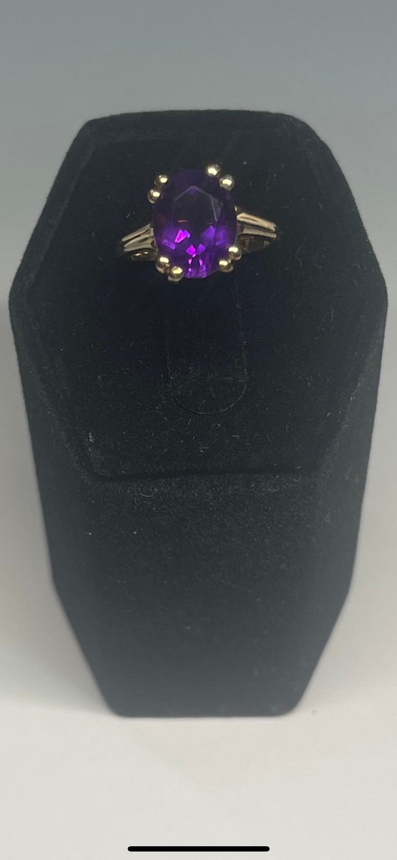 Vintage 10k Amethyst Ring