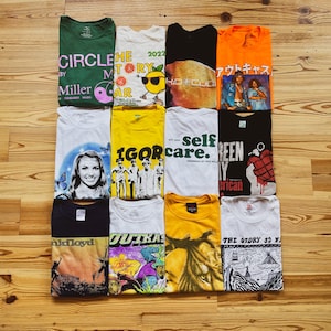 Mystery Music/Band T-Shirt Bundle | Vintage Style | Graphic Tee | Thrifted Mystery Box | 90s Style