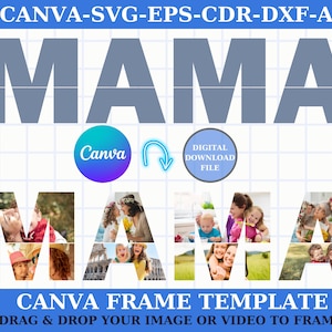 Mama Photo Collage | Mother&#39;s Day Photo Collage | Custom Photo Collage | Mother&#39;s Day Gift | Gift For Her | Mothers Day Gift from Daughter
