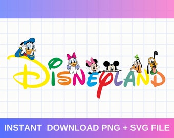 Mus och vänner tillsammans Svg, Magiskt kungarike Svg, Png-fil för sublimering, Familjesemester Svg, Retro mus och vänner