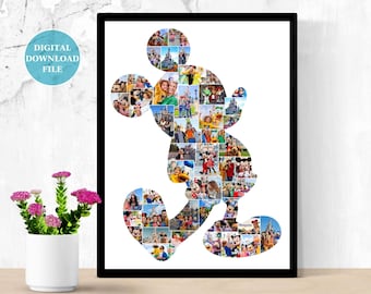 Mickey Mouse Photo Collage: Capturing 47 Magical Moments