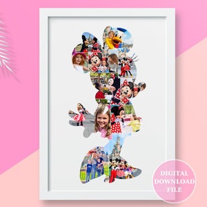 Minnie Mouse Photo Collage: Enchanting Collage of 11 Adorable Moments in the Magical World of Minnie