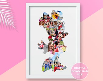 Collage de fotos de Minnie Mouse: Collage encantador de 11 momentos adorables en el mundo mágico de Minnie