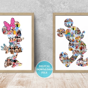Discover Mickey and Minnie Mouse Wonders: Enchanting Collage Set