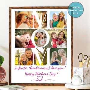 Mama Photo Collage | Mother&#39;s Day Photo Collage | Custom Photo Collage | Mother&#39;s Day Gift | Gift For Her | Mothers Day Gift from Daughter.