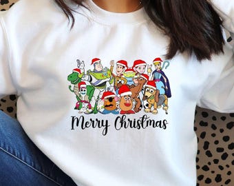 Christmas Toy Story Merry Christmas Png, Christmas Squad Png, Christmas Friends Png, Holiday Season Png, Trendy Xmas Png For Shirt Design