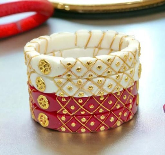 Bengali Bride Bengali Bangles Red And White Bengali Bride Pola