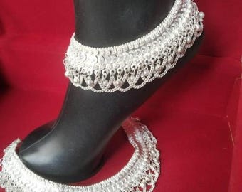 Wedding Candi Ki Payal Buy Designer Heavy Silver Finish Bride