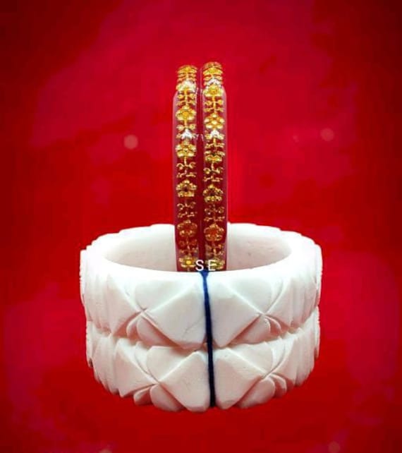 Fancy Pola Gold Sakha Badhano Fancy Pola Design New Pola Mokor