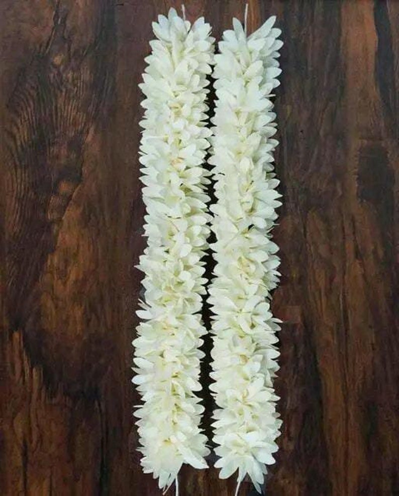 Artificial Mogra Jasmine Gajra Hair Scrunchie, Wedding Gajra Bun Holder