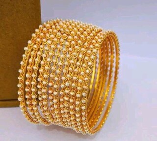 Bracciale Oro Antico Touchstone Con Citrino E Strass - Gioiello Indiano Filigrana, Regalo Donna