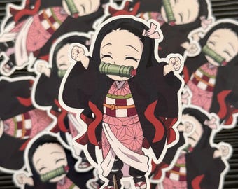Nesuko Sticker | Demon Slayer | Hand-made | Water-resistant | Decorate & personalize laptops, water bottles, and more
