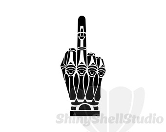 Ai Middle Finger, Robot Middle Finger, Middle finger SVG, Fuck you SVG, Adult Humor SVG, Digital Art Download, Instant Download