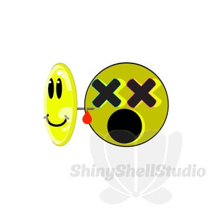 Smile Through the Pain, Smiley Face SVG, Emoji SVG, Happy Face SVG, Printable Wall Art, Digital Art Download, Instant Download