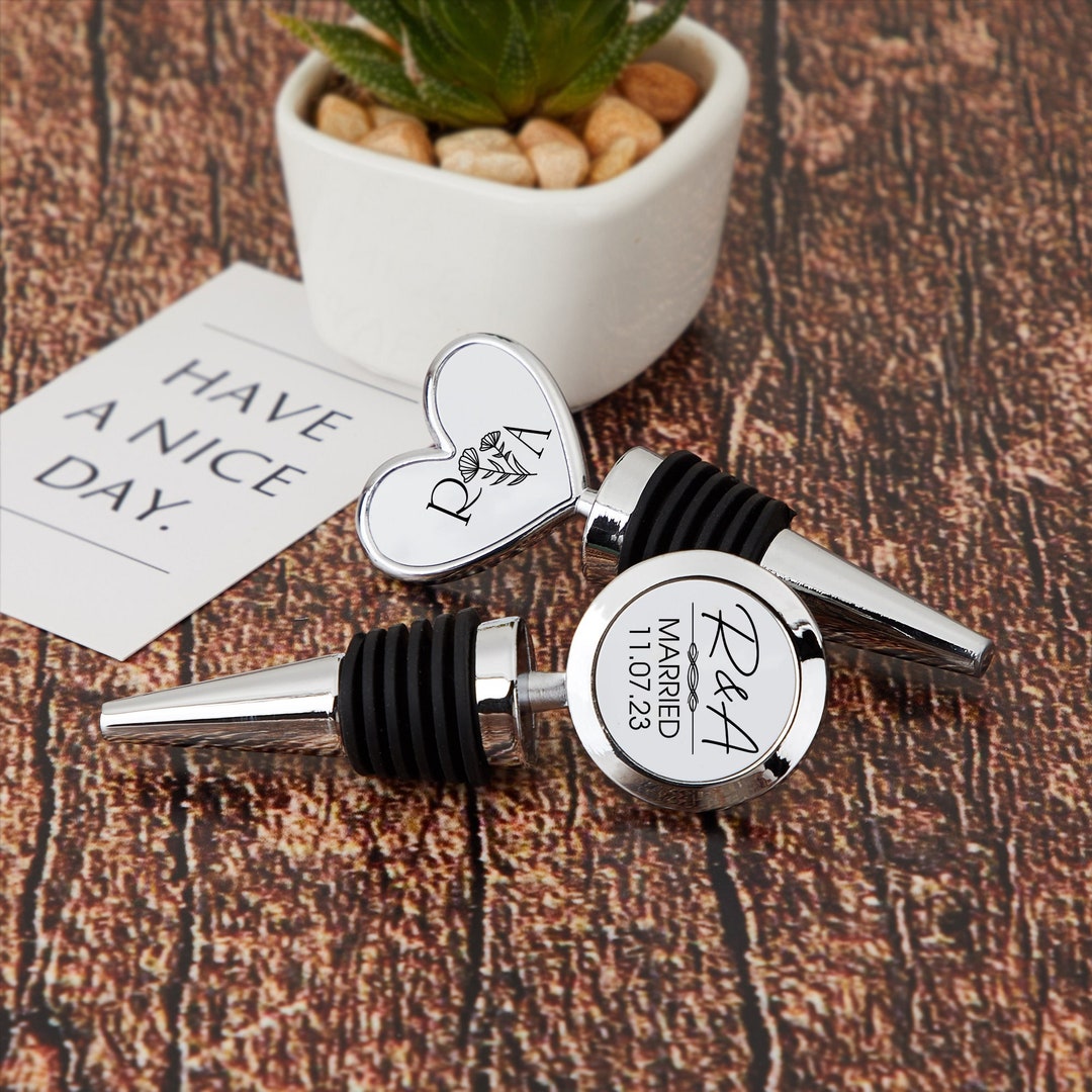 Personalized Wine Bottle Stoppercustom Wine Bottle Etsy