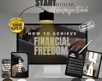 Financial Freedom [ Done-For-You ] Blueprint/ Ebook + PLR & MRR | Start Earning Passive Income Now + 2000+ BONUS Aesthetic Videos