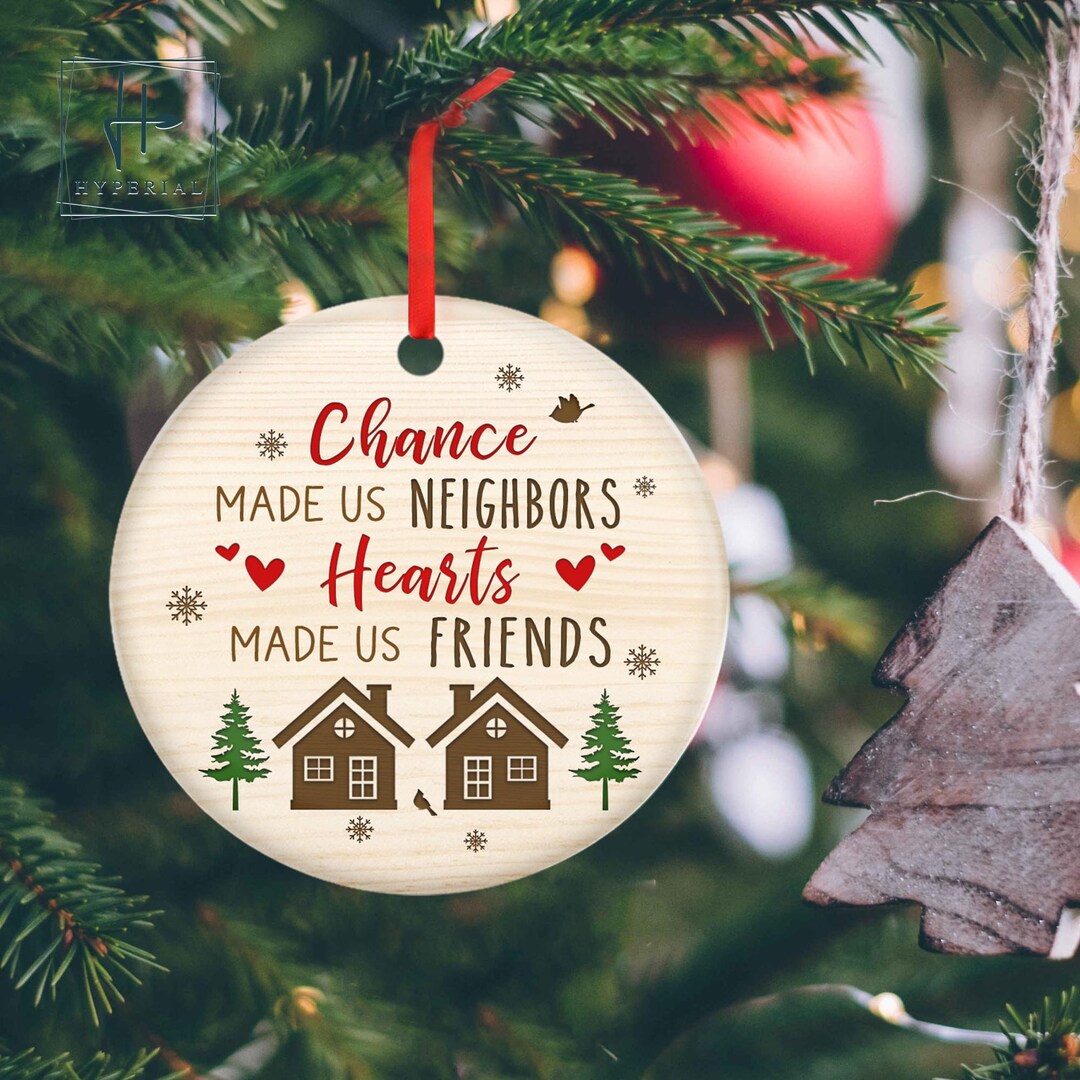Gift for Neighbors, Christmas Gift for Neighbors, Best Friends