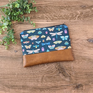 Insect Makeup Bag: Cosmetic bag and travel pouch, vegan leather