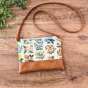 Meadow Wildflower Cross-Body Bag: Rifle Paper Bag, Flower Bag,