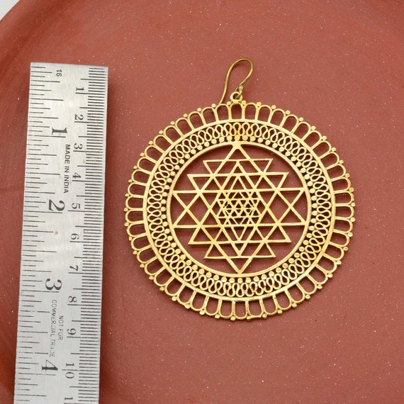 Brass and Crystal Golden Shadow Star of David Pendant Necklace Brass and Crystal Golden Shadow Star of David Pendant Necklace