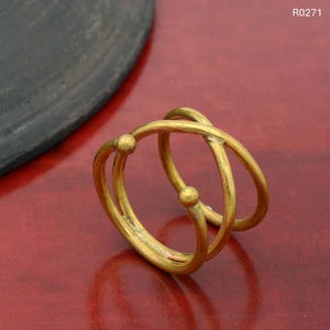 Arthritis Ring For Lateral Deviation, Splint Thumb Ring, Silver and Brass Tiny Hyper mobility Ring, Mallet Finger Ring, Trigger Finger Ring,