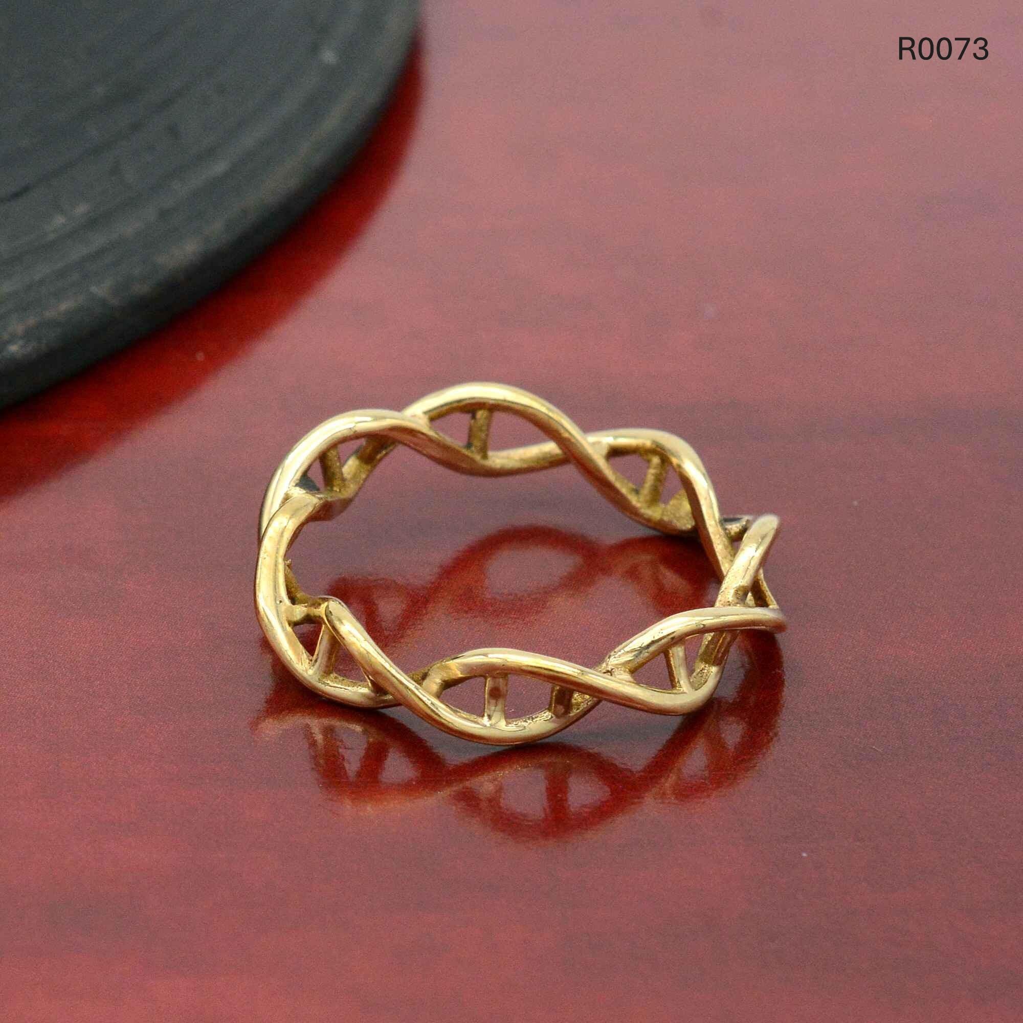 Gold Dna Ring - Etsy