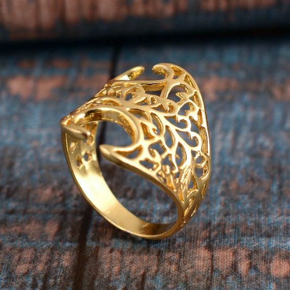 Senco Gold & Diamonds Stunning Daisy Net Gold Ring : Amazon.in: Jewellery