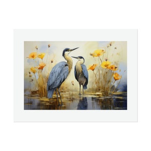 Wasservögel #2 Aquarell Print