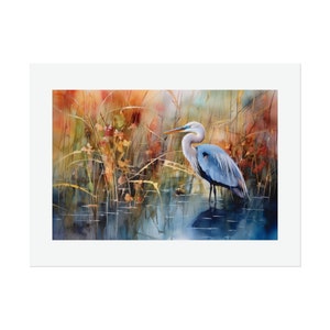 Water Birds #7 Watercolor Print