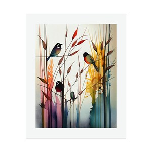 Song Birds #9 Watercolor Print