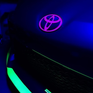 Custom Color Toyota Emblem Badge 3d Printed