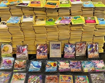 150 Authentic Pokemon Cards! Common, Uncommon, Holo Rare, Reverse Holos and Ultra Rare Included!