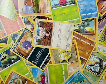 100 Authentic Non-Holo Pokemon Cards Lot!