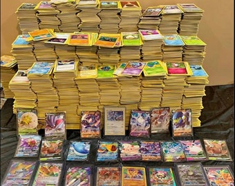 100 Authentic Bulk Pokemon Cards Lot! Ultra Rare Included!