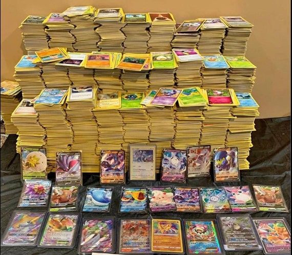100 Authentic Bulk Pokemon Cards Lot! Ultra Rares Included! - Etsy