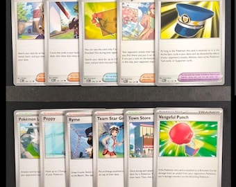 100 TRAINER Pokemon Cards - Authentic Modern Pokemon Cards