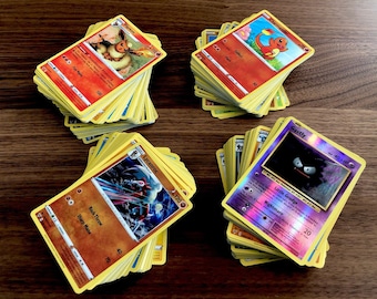 100 Authentic Bulk Pokemon Cards Lot! Ultra Rare Included!