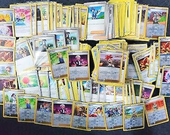 100 TRAINER Pokemon Cards - Authentic Modern Pokemon Cards