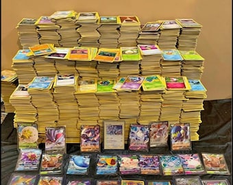 50 Authentic Bulk Pokemon Cards Lot! Ultra Rare Included!