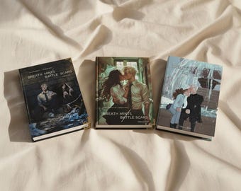 Breath Mints Battle Scars Cover 1,3,4 Book, Fan made Hardcover Book, Book Rebinding, Gift for Book Lovers