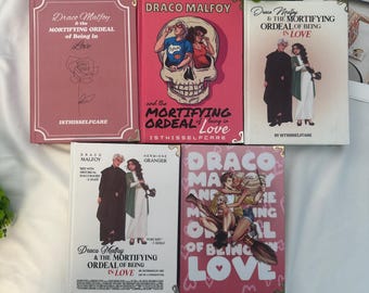 Draco Malfoy and the Mortifying Ordeal of Being in Love Hardcover Collection – Dramione Romance Fanfiction – Illustrated Covers BookTok