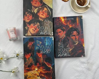 All The Young Dudes Hardcover Book Trilogy, Marauders Era Wizard School Fantasy, BookTok Viral Found Family Story, Collector Gift for Reader