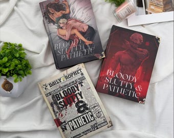 Bloody, Slutty & Pathetic Hardcover Book Set – Dark Romance Fanfiction Edition – Dramione Aesthetic Collection – BookTok Viral Gift