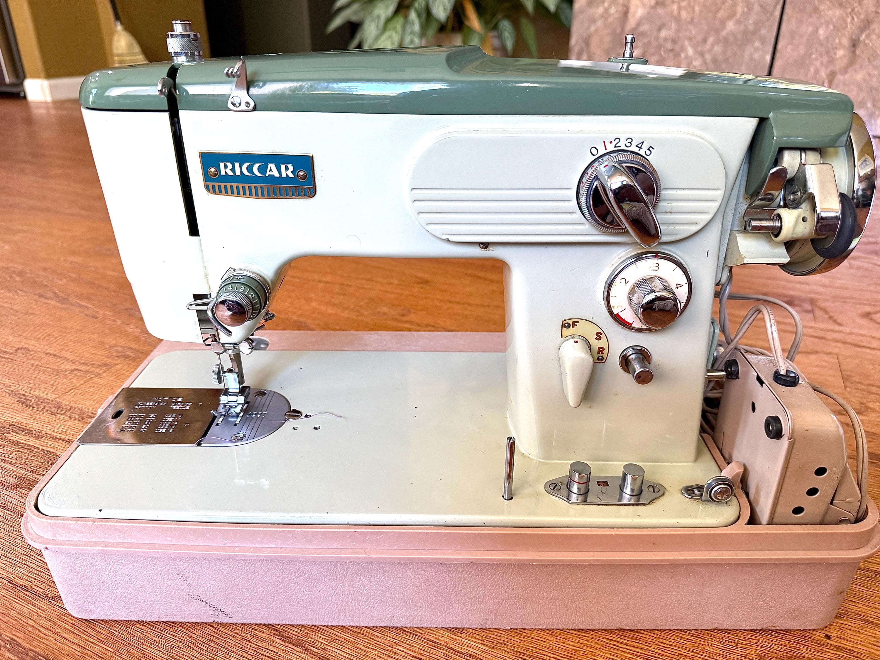 Vintage Riccar Model Rz-204b-sewing Machine - Etsy
