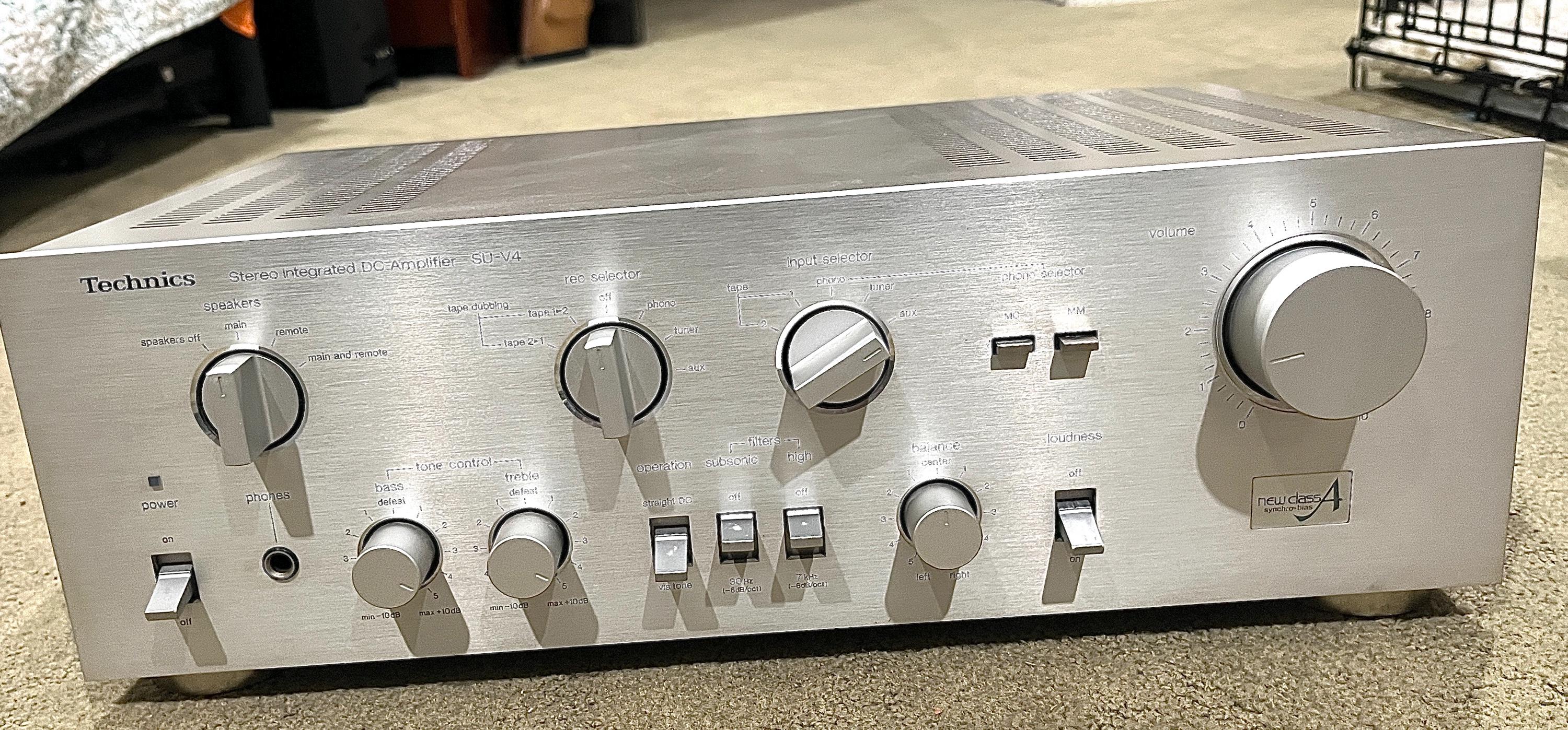 Amplificateur Stéréo Vintage Technics SU-V4, Intégré DC, état D'occasion