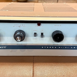 Vintage 1960s Heathkit Model AA-32 Stereo Tube Amplifier