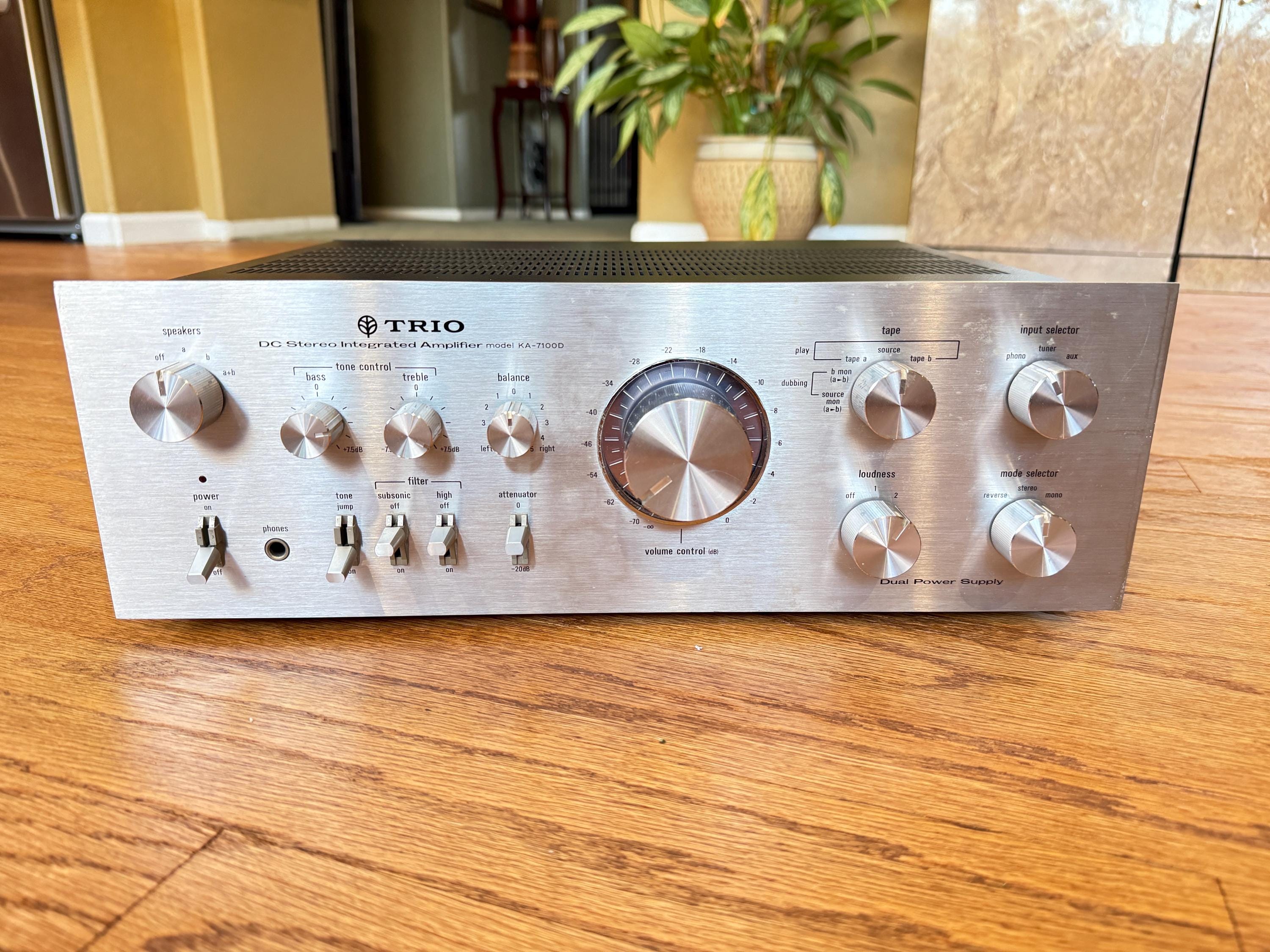 Trio/kenwood KA7100D Integrated DC Amplifier - Etsy Trio/kenwood KA7100D Integrated DC Amplifier - Etsy