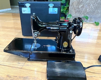Antique Singer Sphinx Sewing Machine #27, circa 1929 w/ new