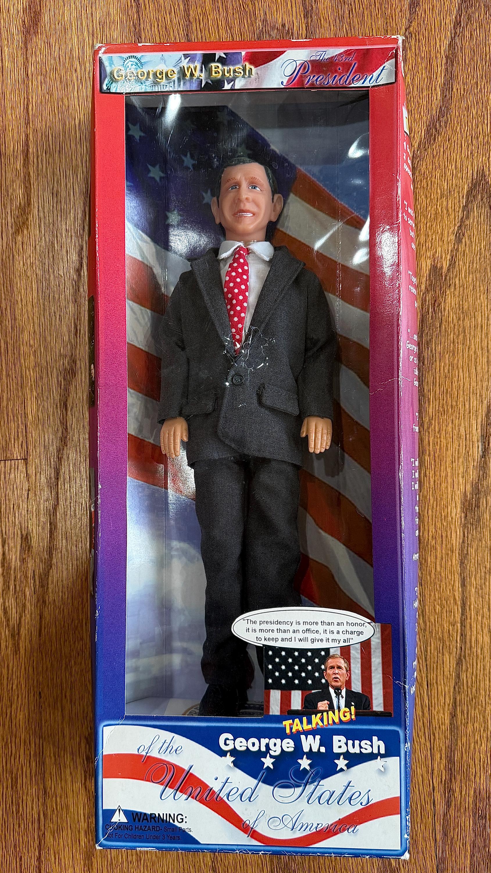 George W Bush Talking Doll - Etsy
